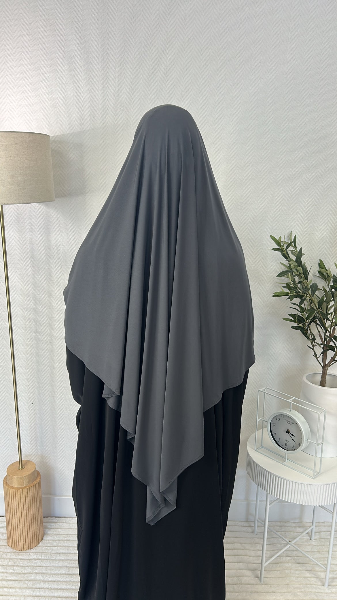 Khimar jersey premium Gris