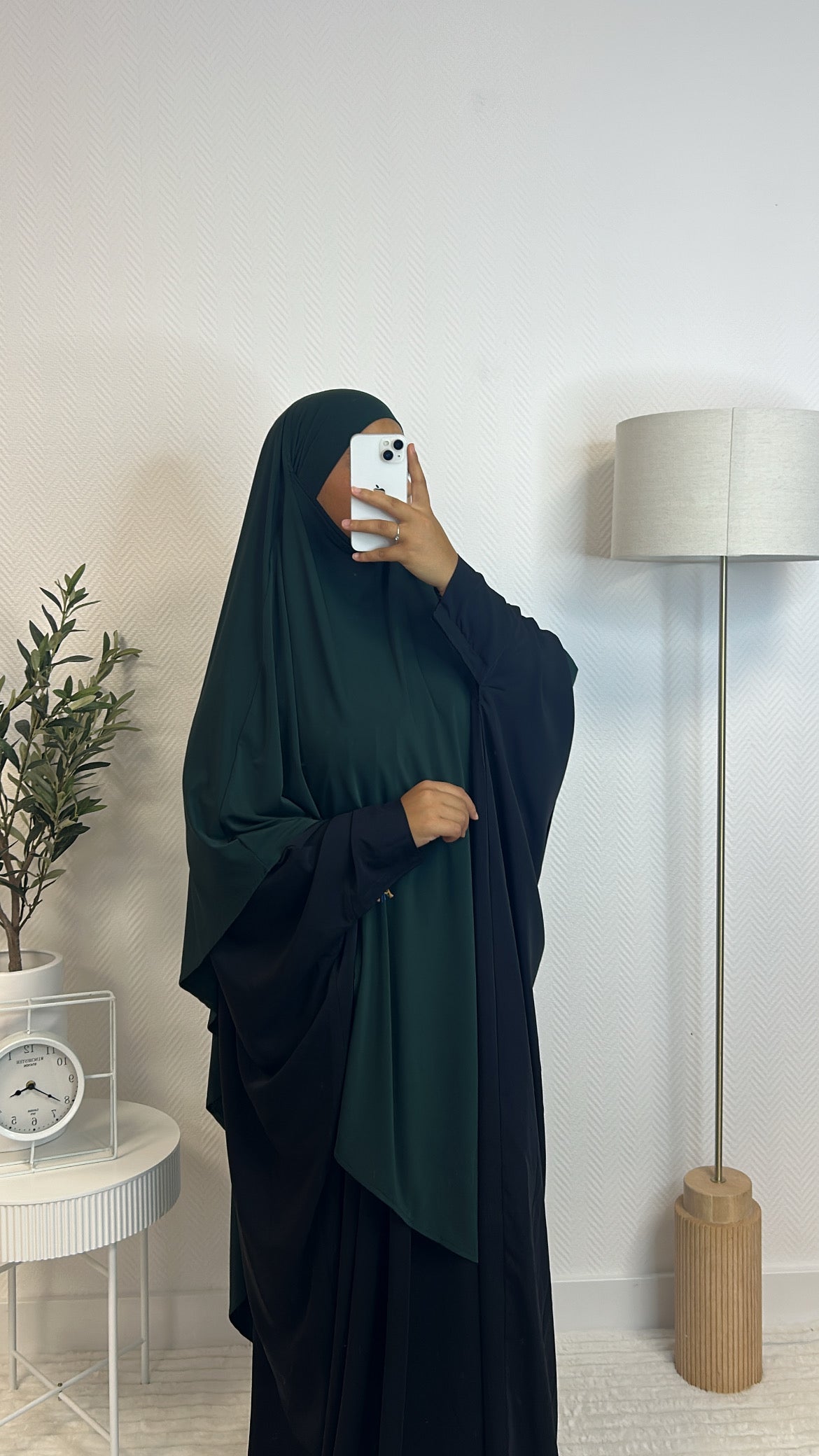 Khimar vert sapin