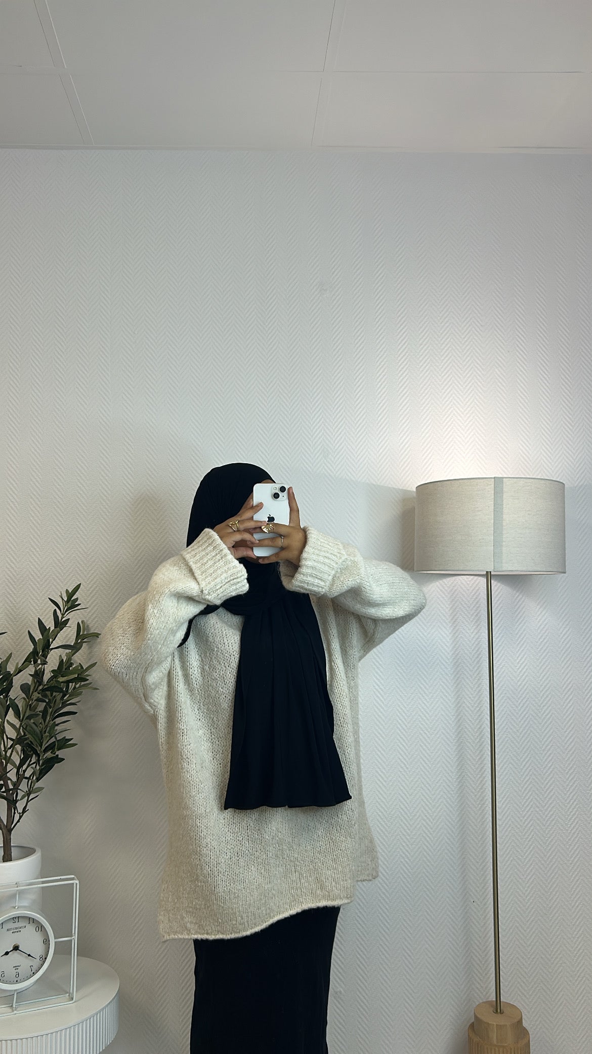 Pull blanc