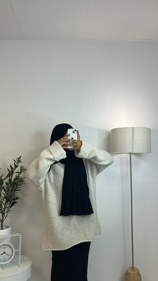 Pull blanc